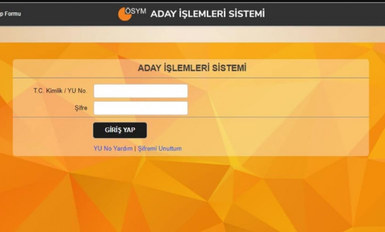 ÖSYM Sitesi Şifre Değiştirme Nasıl Yapılır